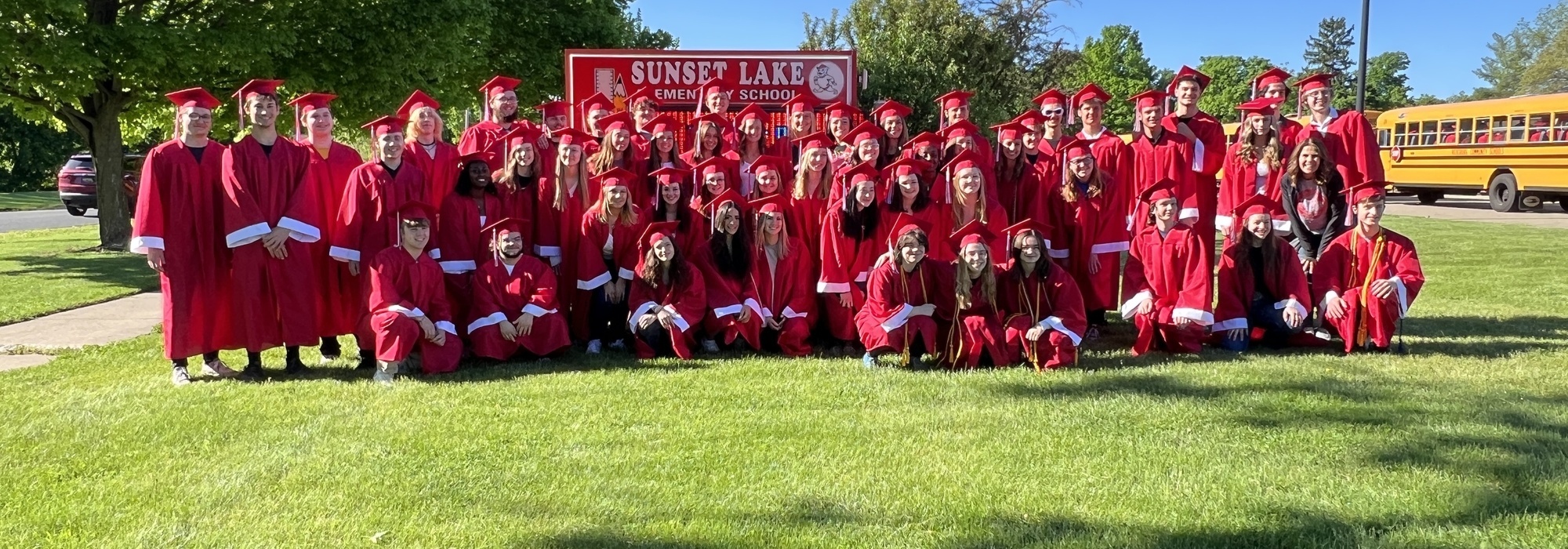 2024 Senior Walk at Sunset Lake Elementary